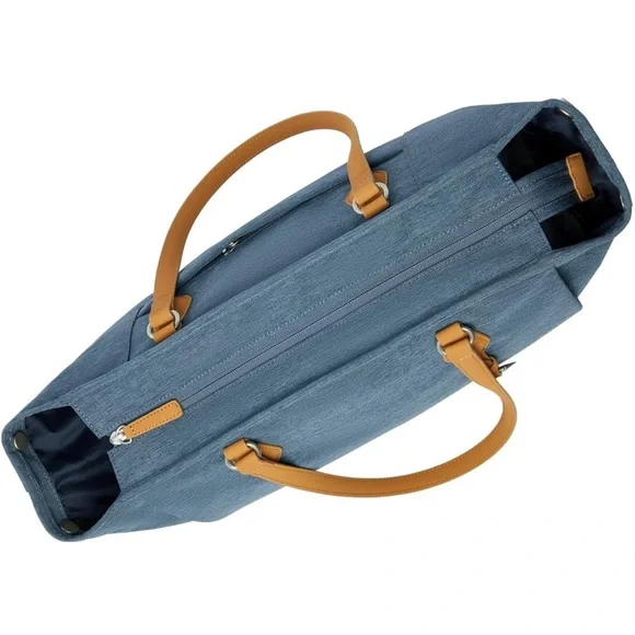 Nobadee Blue and Tan Travel Bag - Picture 2 of 6